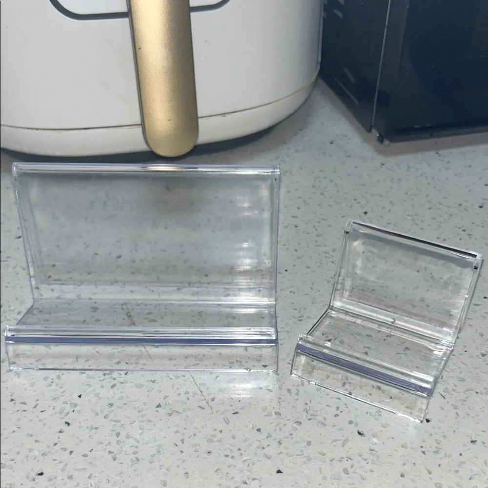 Clear Acrylic Business Card Holder - Transparent (No Brand)